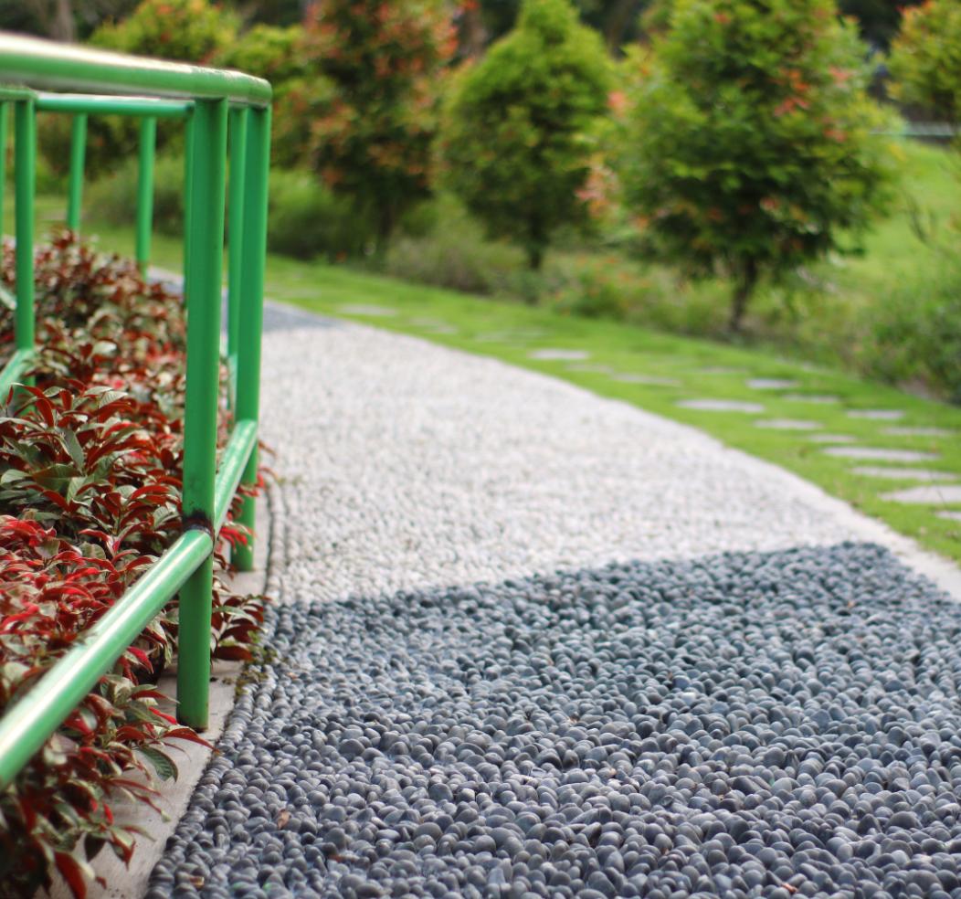 Professional gravel installation project at gem mining operation in Franklin North Carolina